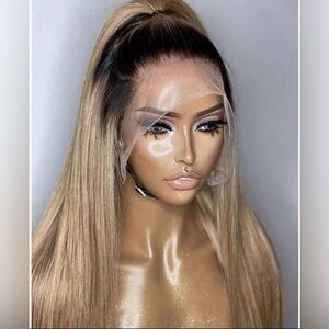 24” Blonde Ombre Samantha Lace Front Wig w/ Box